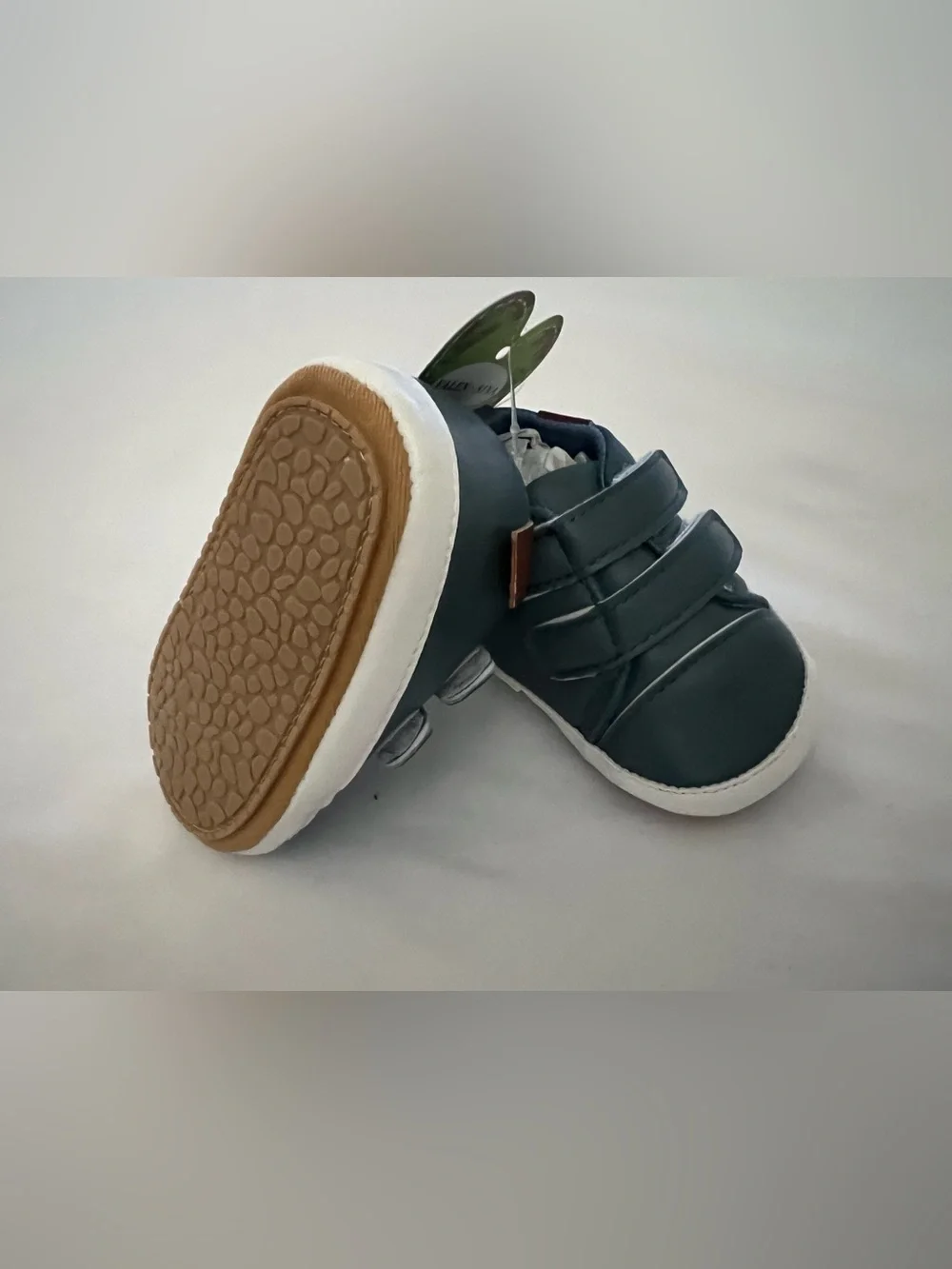 Kids Teal Velcro Sneakers